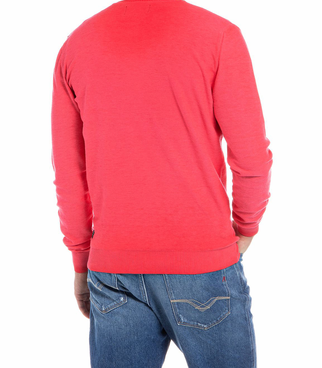 フェードカラーコットンニット 詳細画像 ポピーレッド 2